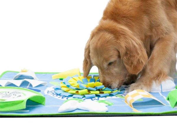 Poozpet Tennis Court Dogs Snuffle mat Interactive Pet Toys 1 e1725112091336