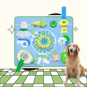Poozpet Tennis Court Dogs Snuffle mat Interactive Pet Toys 4