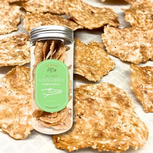 Air Dried Crocodile Meat Oatmeal Chips 1