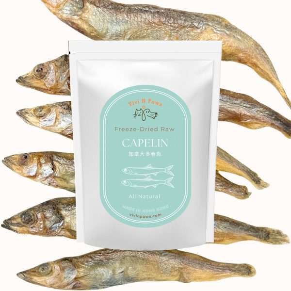 Freeze Dried Canadian Capelin Pet Treats 4