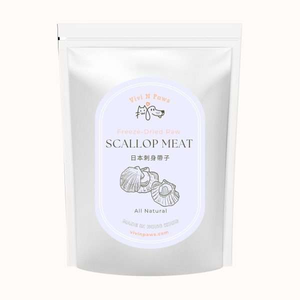 Freeze Dried Japanese Scallops Meat Pet Treats 2