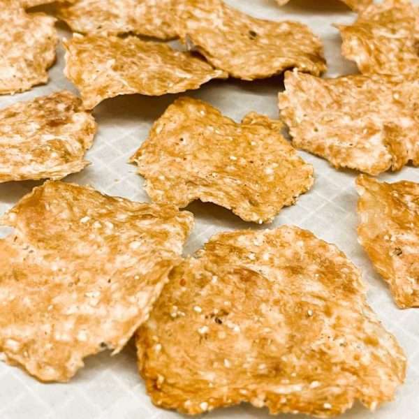 Air Dried Crocodile Meat Oatmeal Chips Pet Treats Made In Hong Kong 3