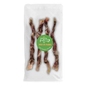 ViviNPaws homemade pet treats port tendon wrapped Chicken Duck chews dogs chews 1