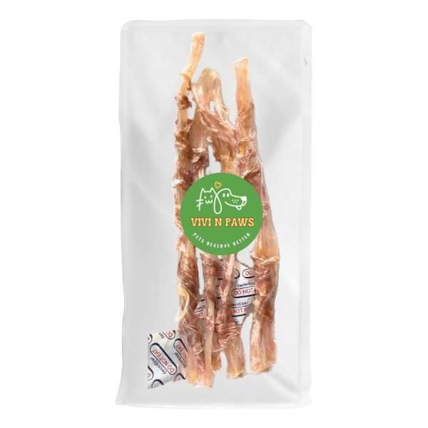 ViviNPaws homemade pet treats port tendon wrapped Crocodile Meatchews dogs chews 2