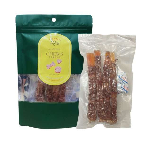 Beef tendon wrapped Chicken Duck chews dogs chews 2